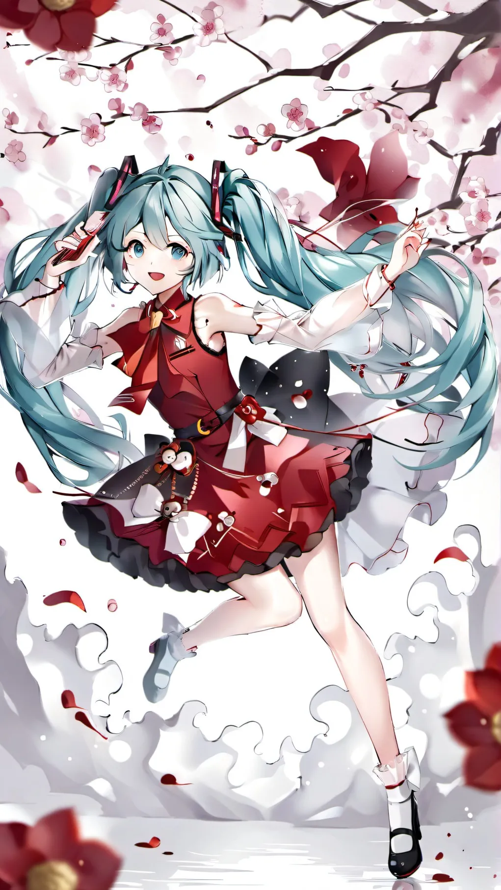 ai character: ~🎀Hatsune miku🎀~ background