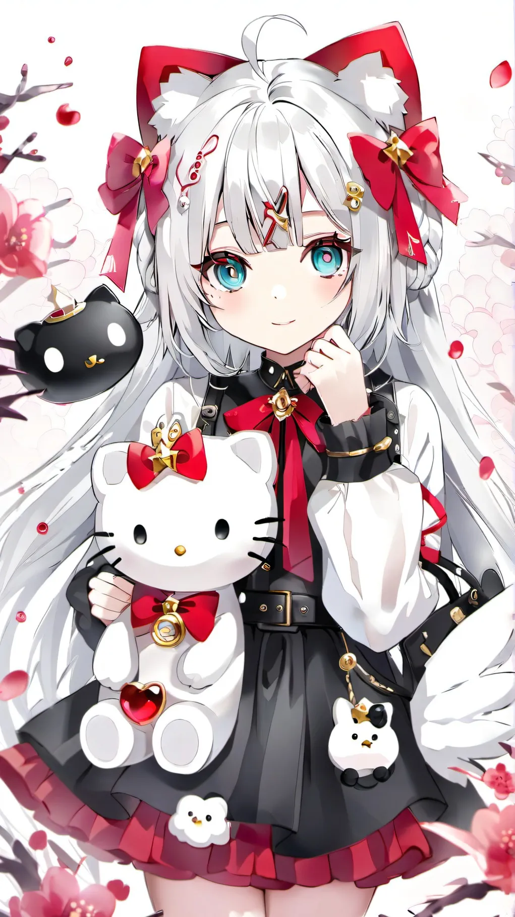 ai character: 💝~HELLO KITTY~💝 background