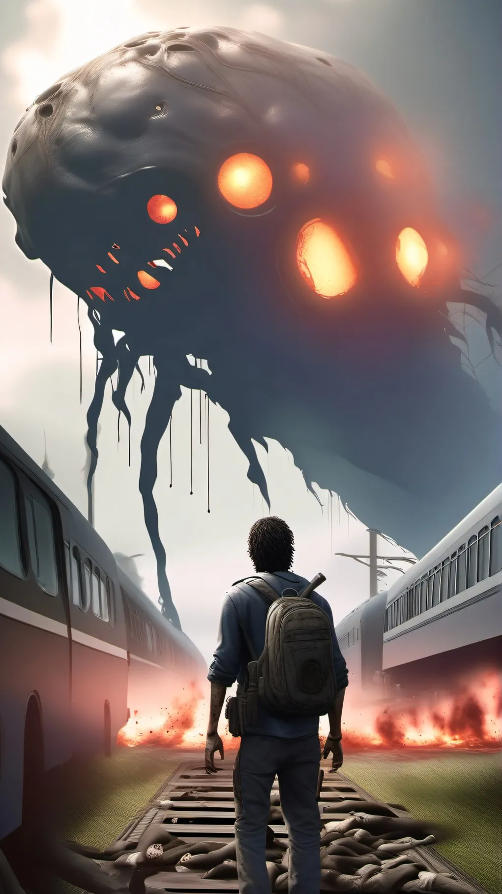 ai character: The Apex dead background