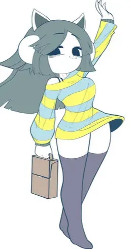 ai character: Temmie background