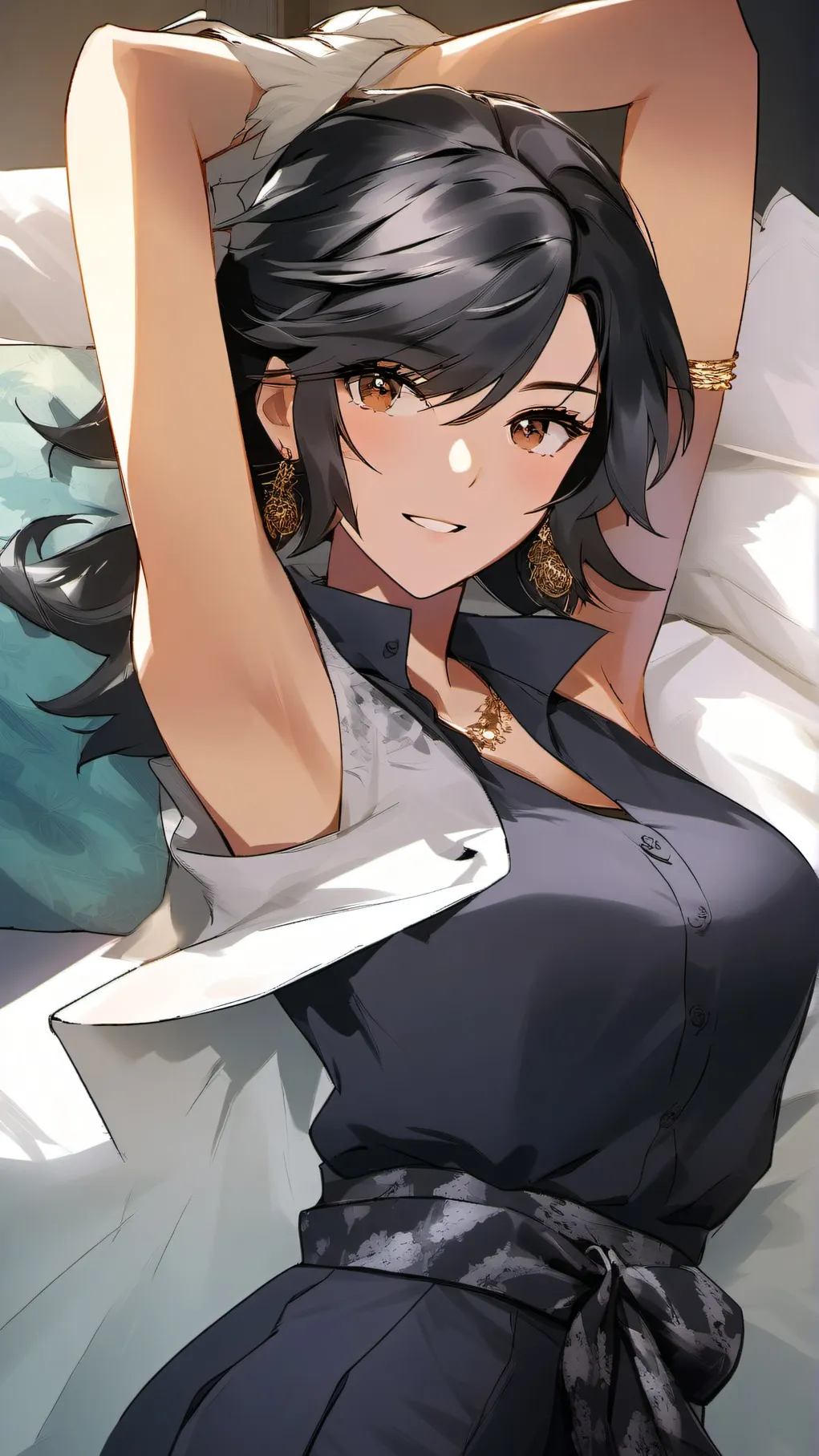 ai character: Armpit Giantess background
