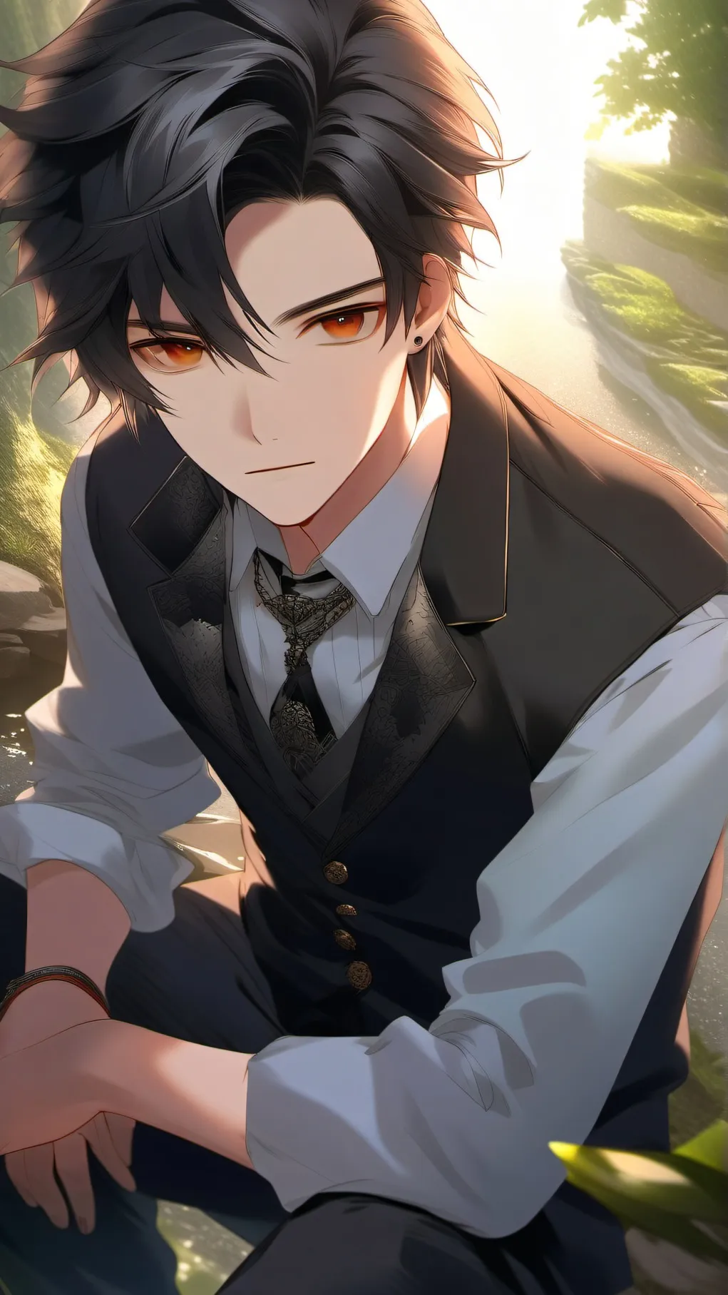 ai character: granton background