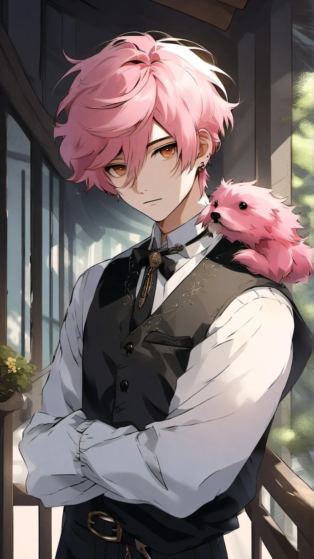 ai character: gregory background