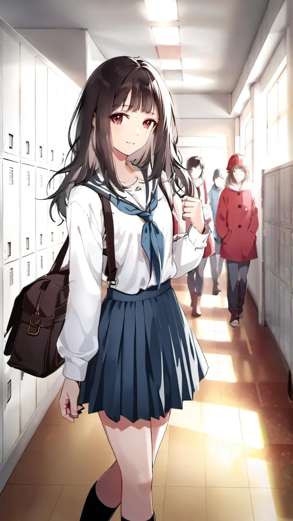 ai character: Sakura background