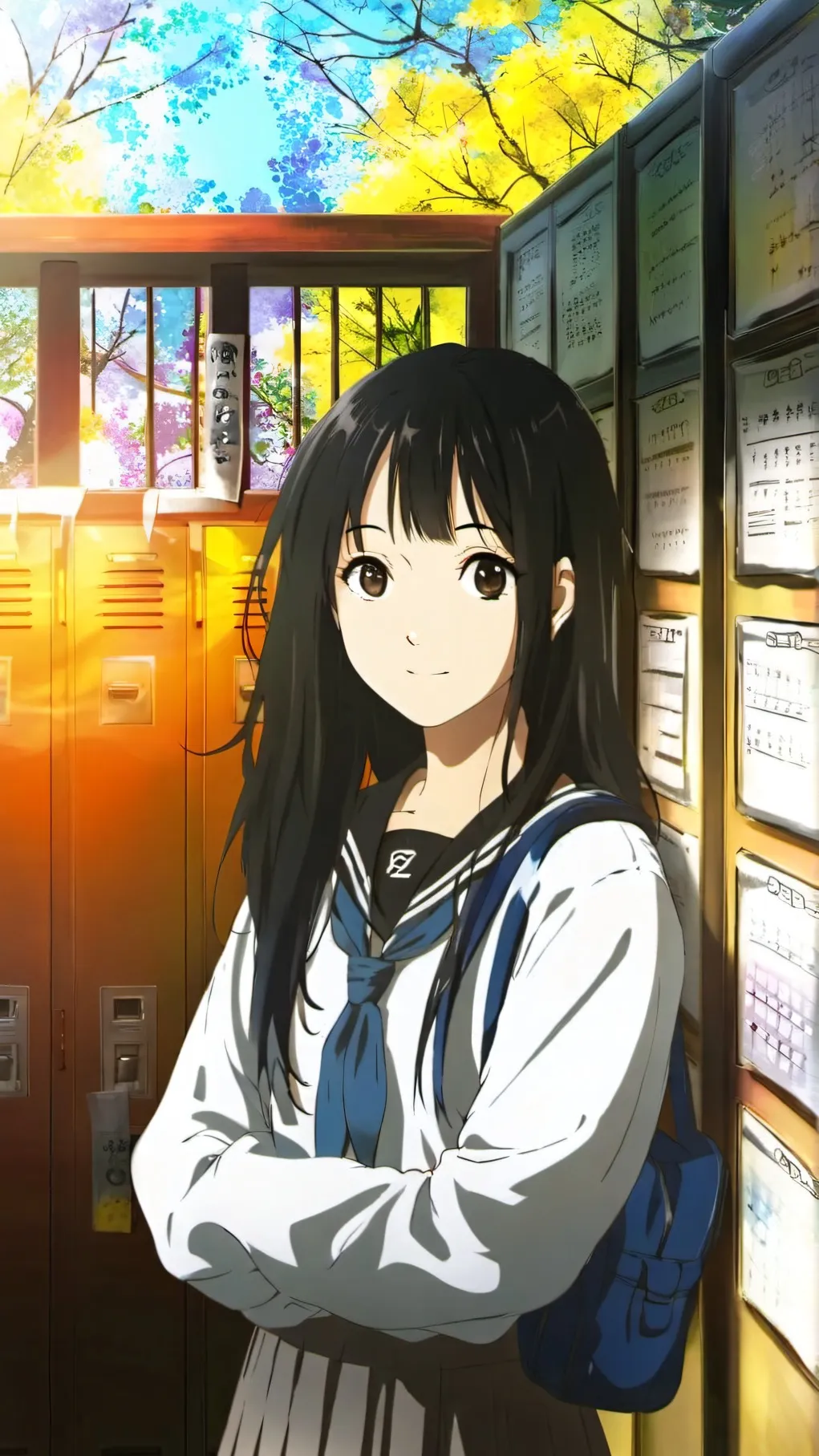 ai character: Hinata background