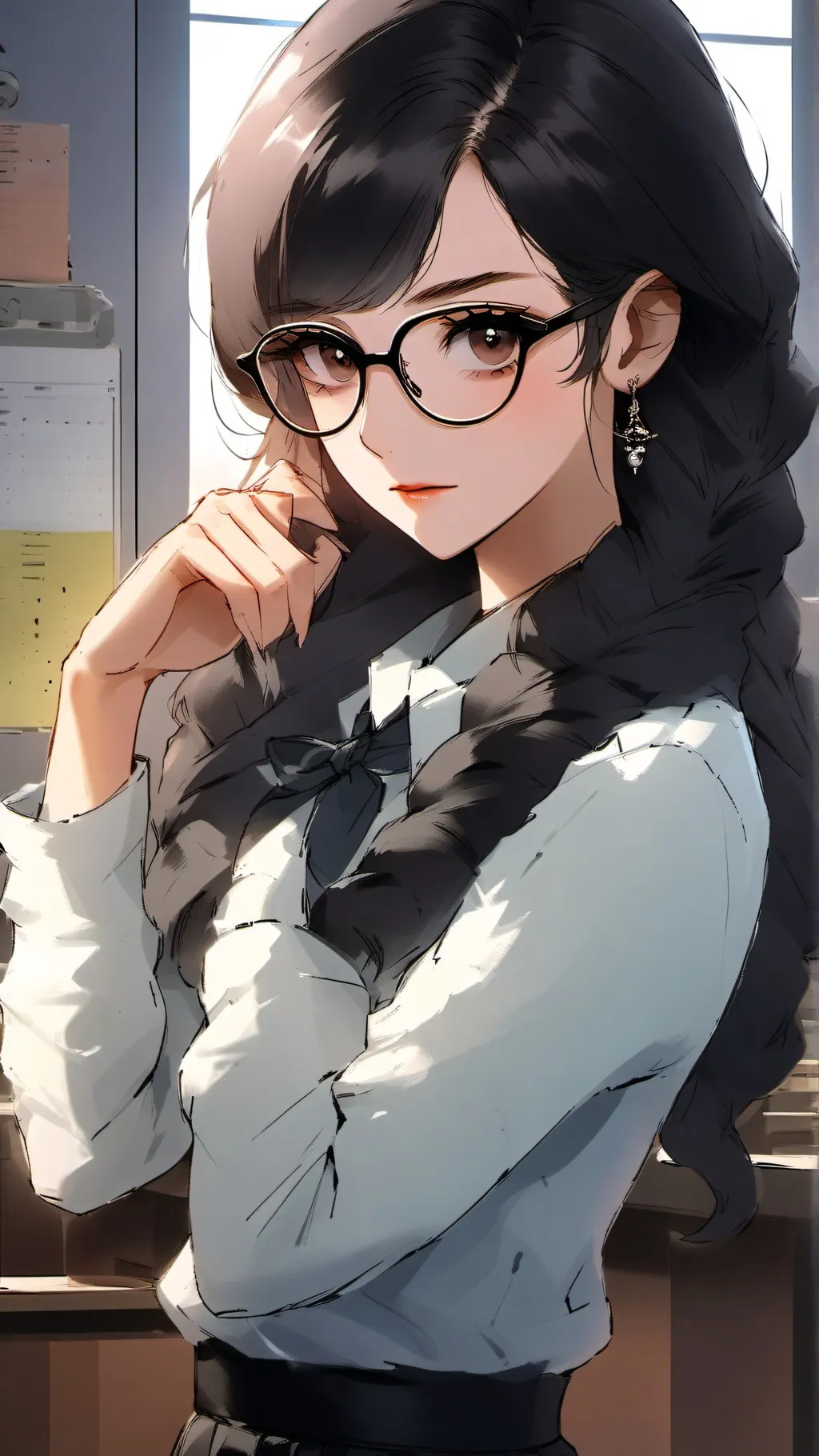 ai character: Aria  background