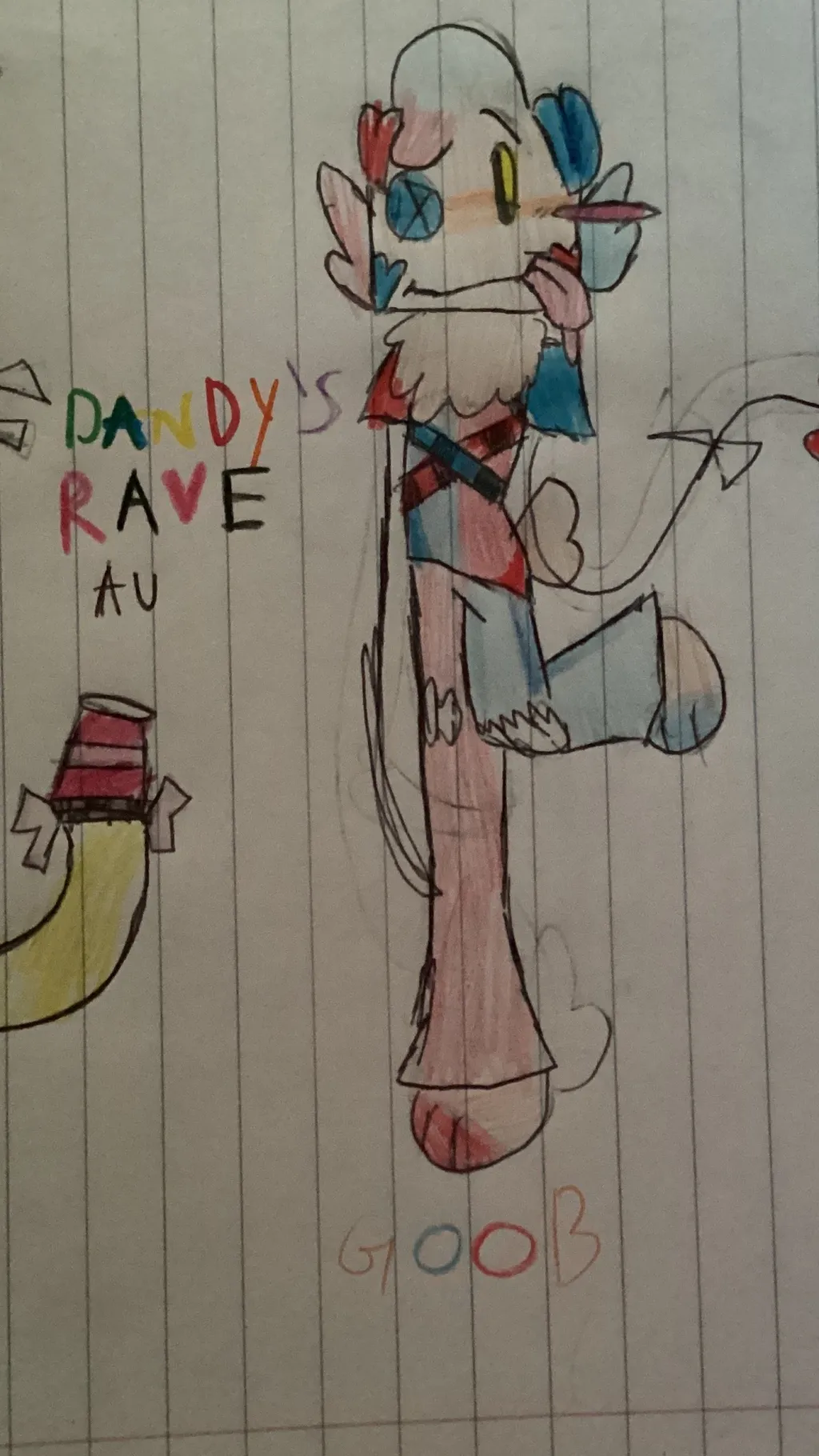 ai character: Dw x rave au background