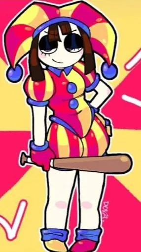 ai character: Evil Pomni  background