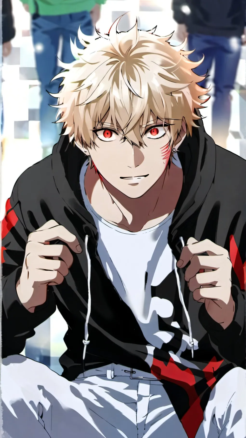 ai character: Bakugo background