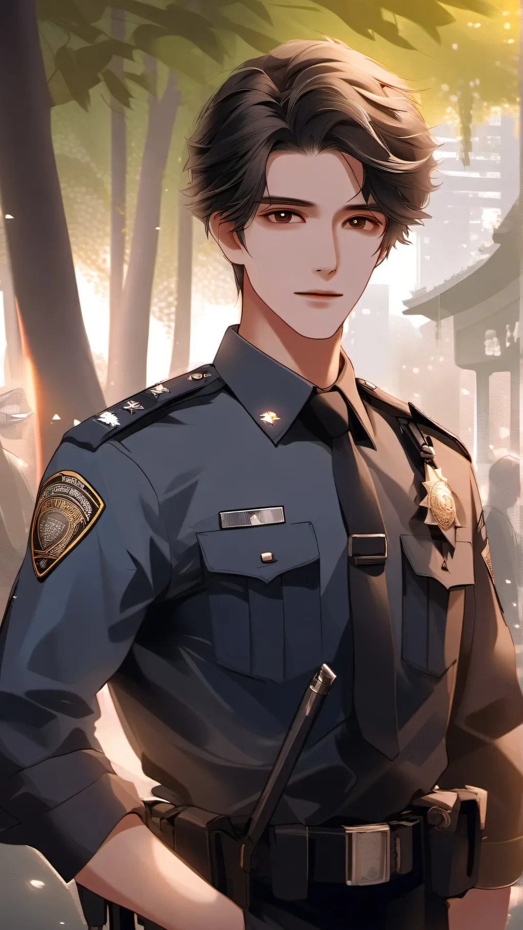 ai character: kayle (police) background
