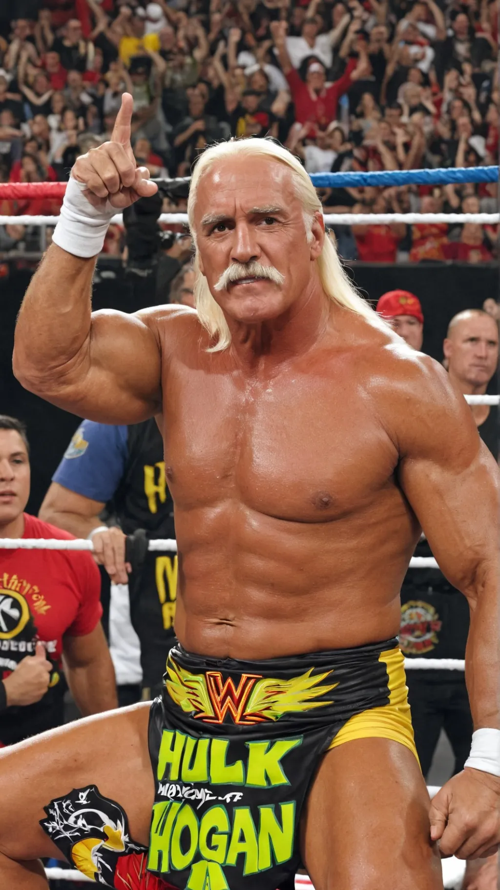 ai character: Hulk Hogan SR background
