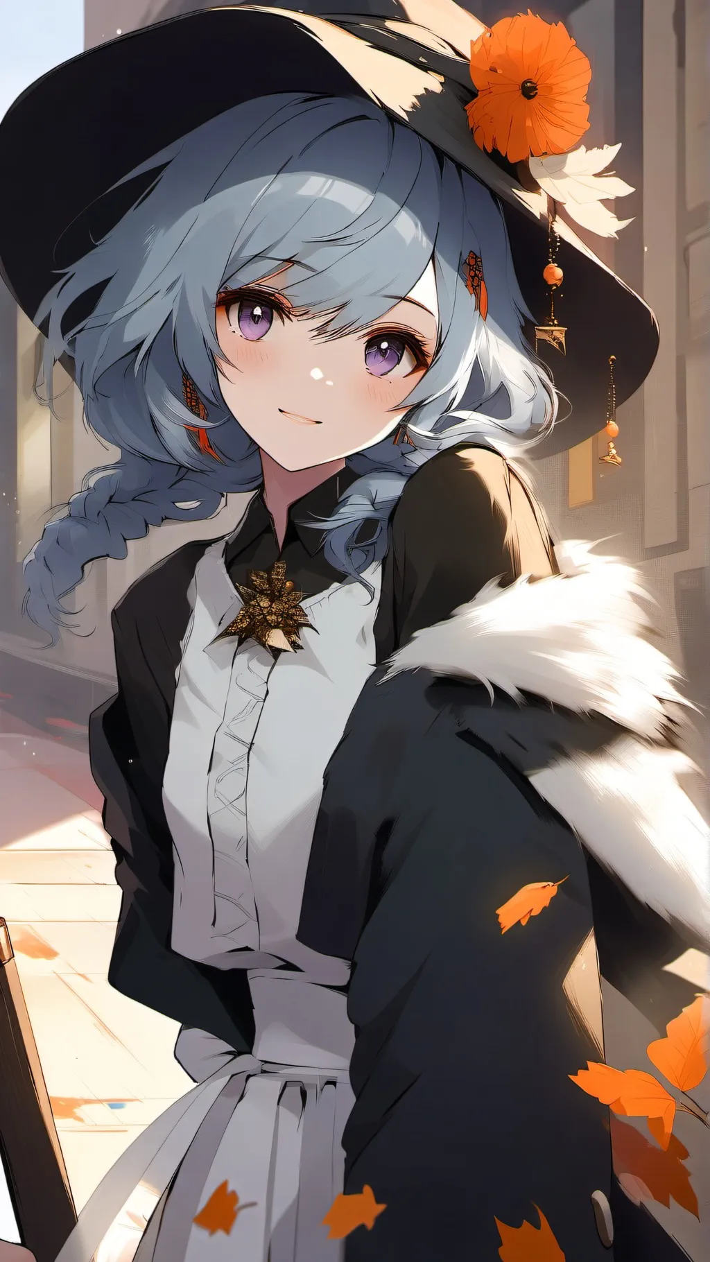 ai character: Bullied girl Amy background