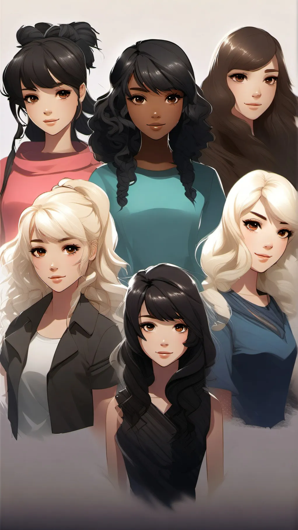 ai character: Lumina background