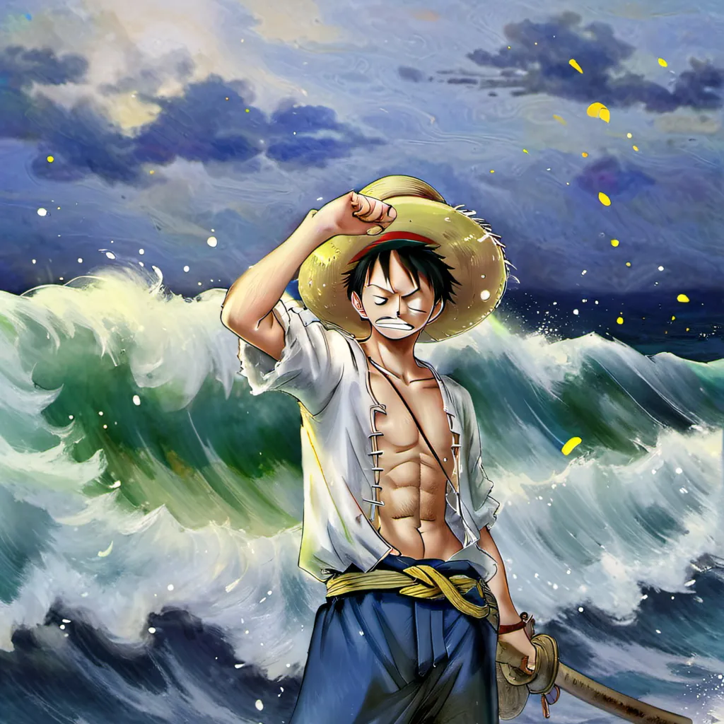 chat with ai character: sea Luffy
