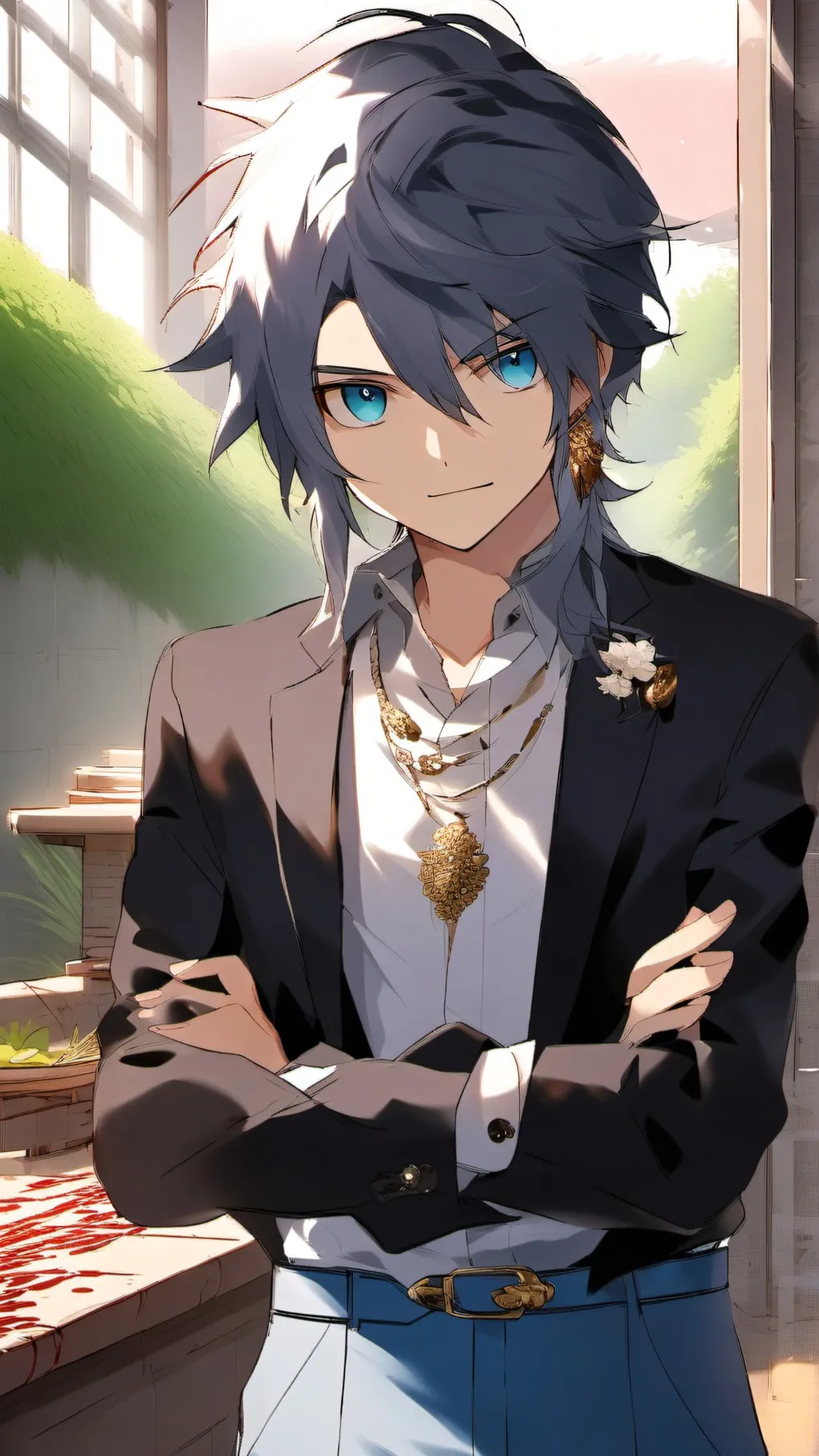 ai character: Billy  background