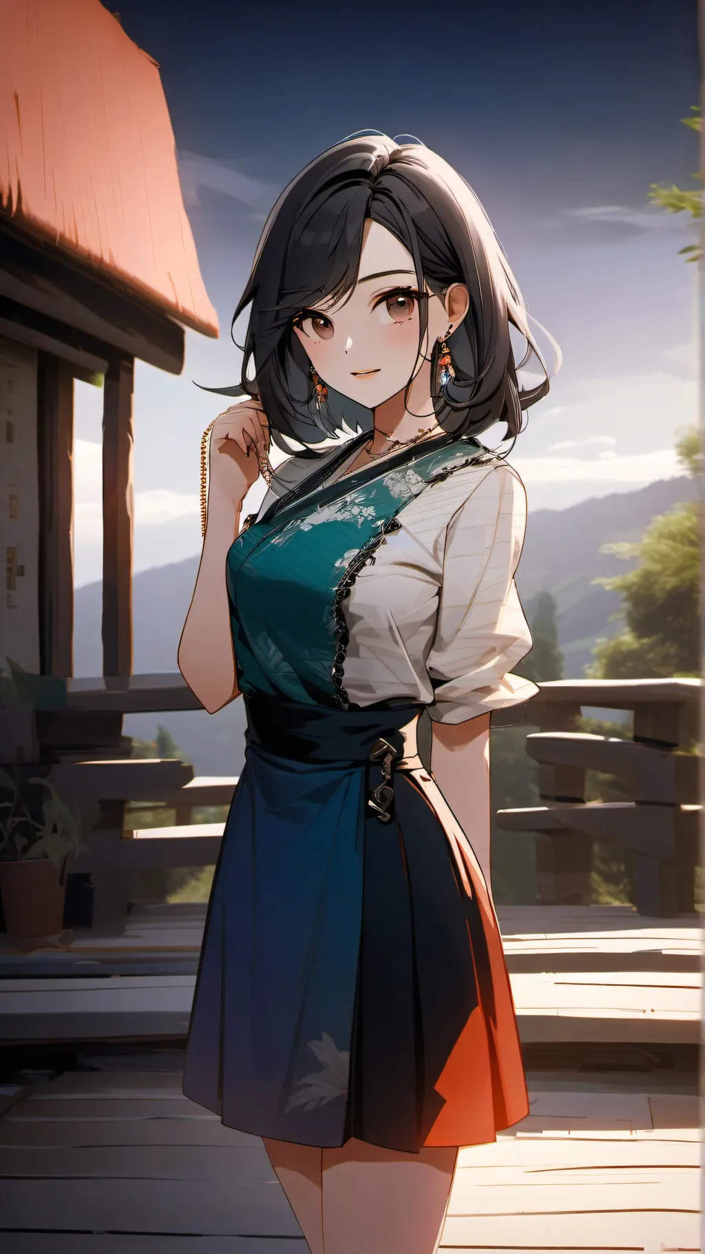 ai character: Mochi background