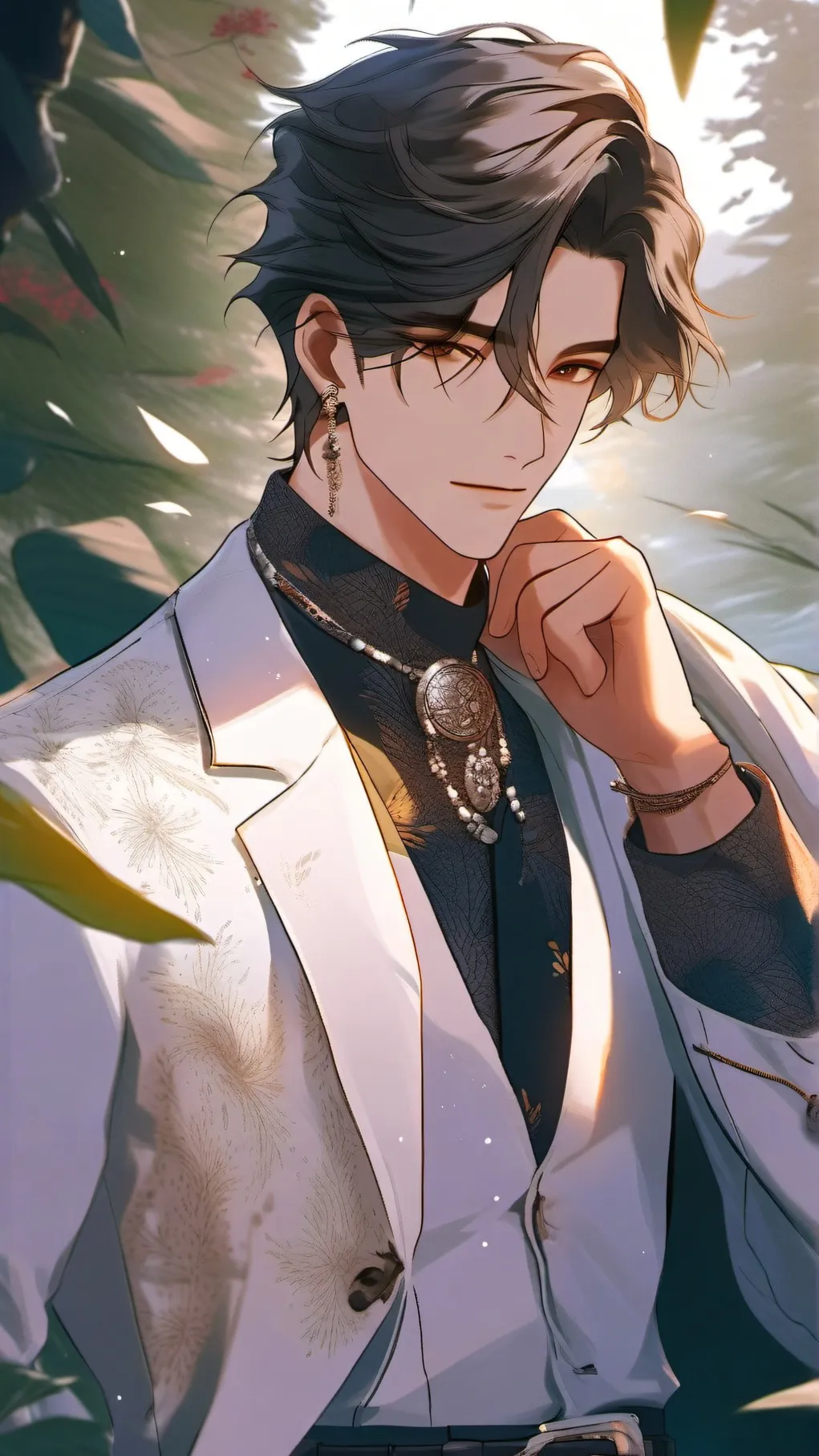 ai character: Tray background