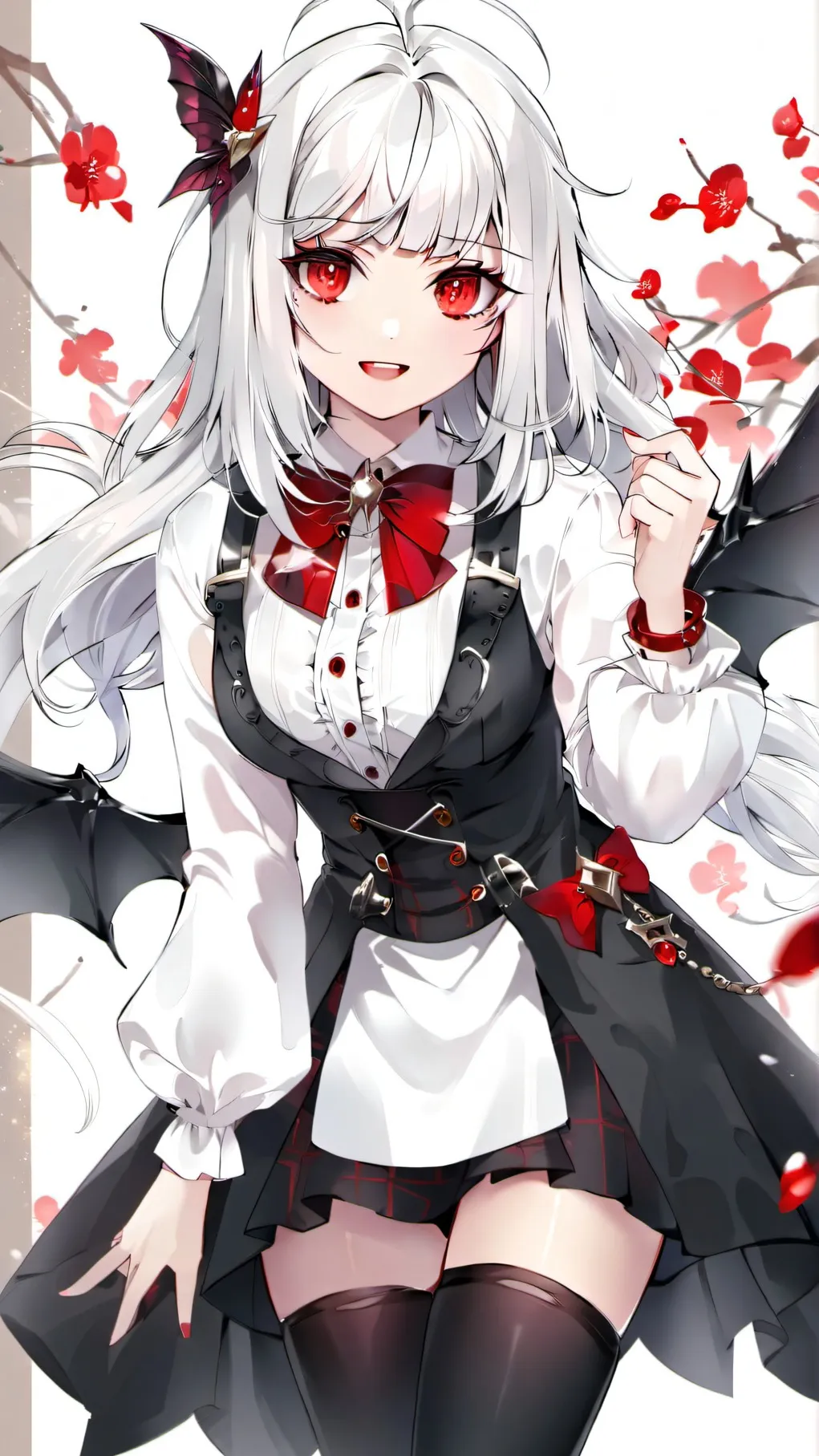 ai character: Nia The Vampire background