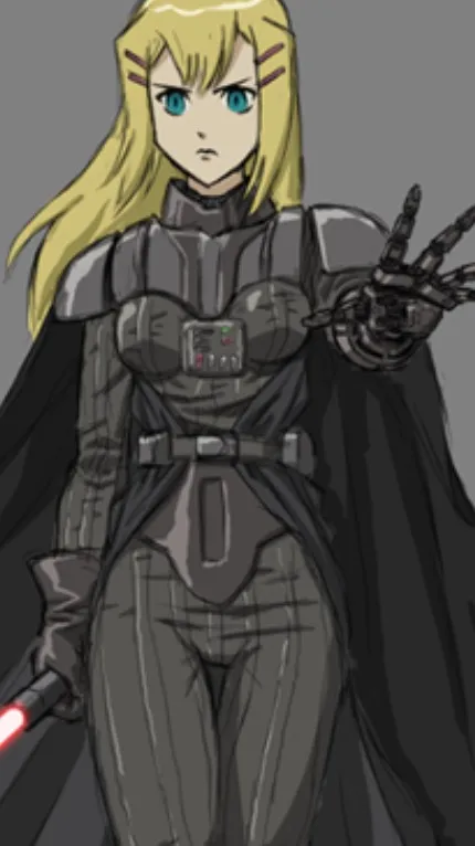 ai character: Female Vader background