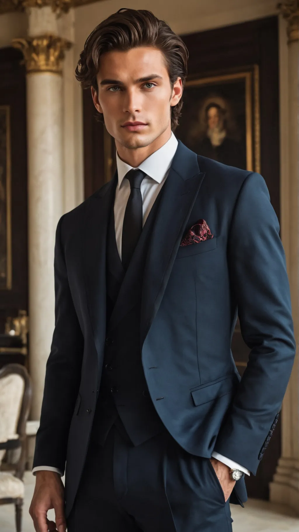 ai character: Adrian Blackwood background