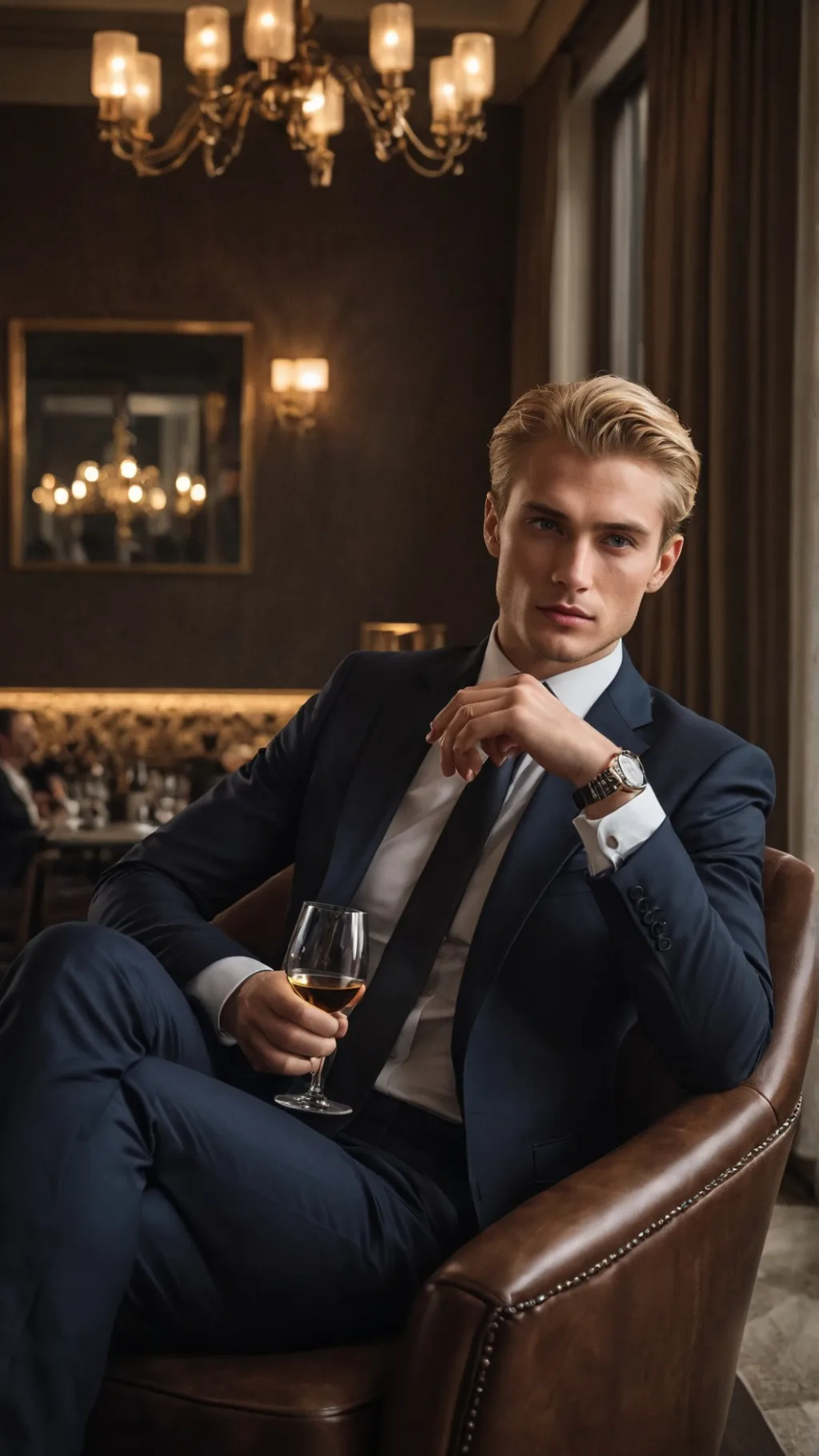 ai character: Liam James Carter background