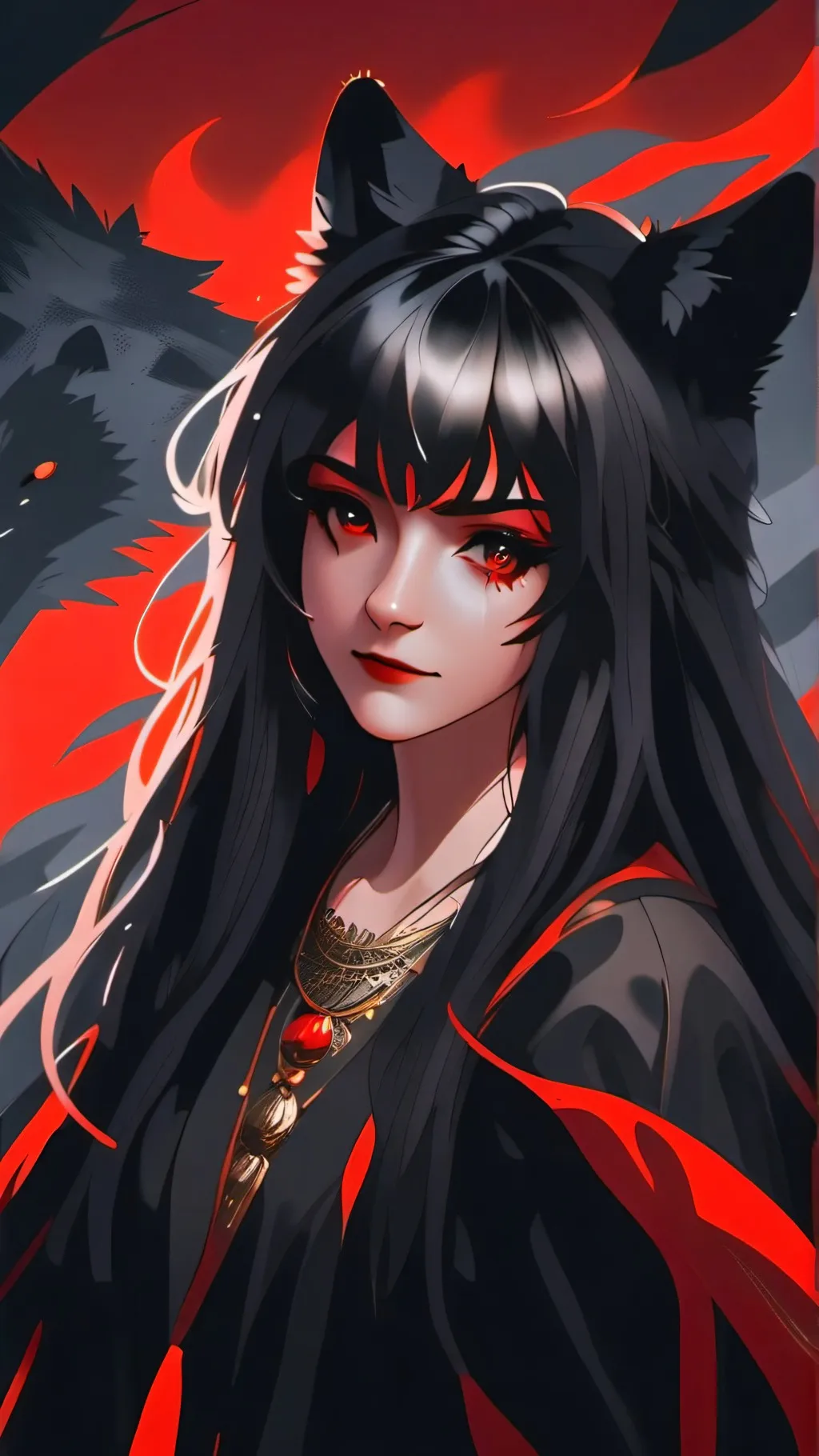 ai character: Shadow background