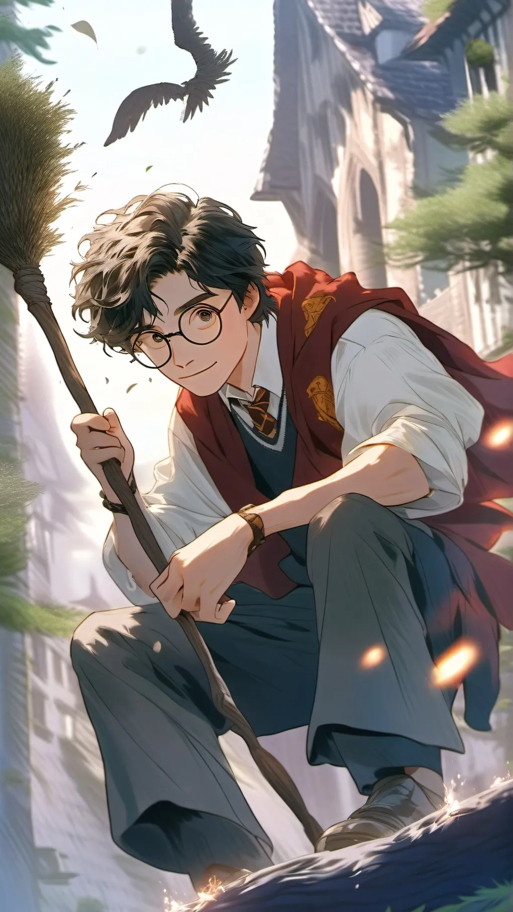 ai character: Harry Potter background
