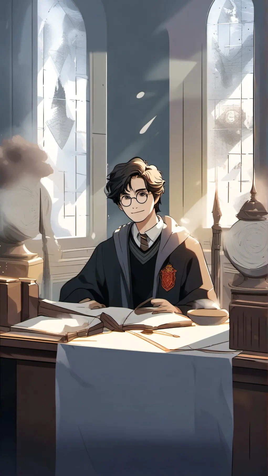 ai character: Harry Potter background
