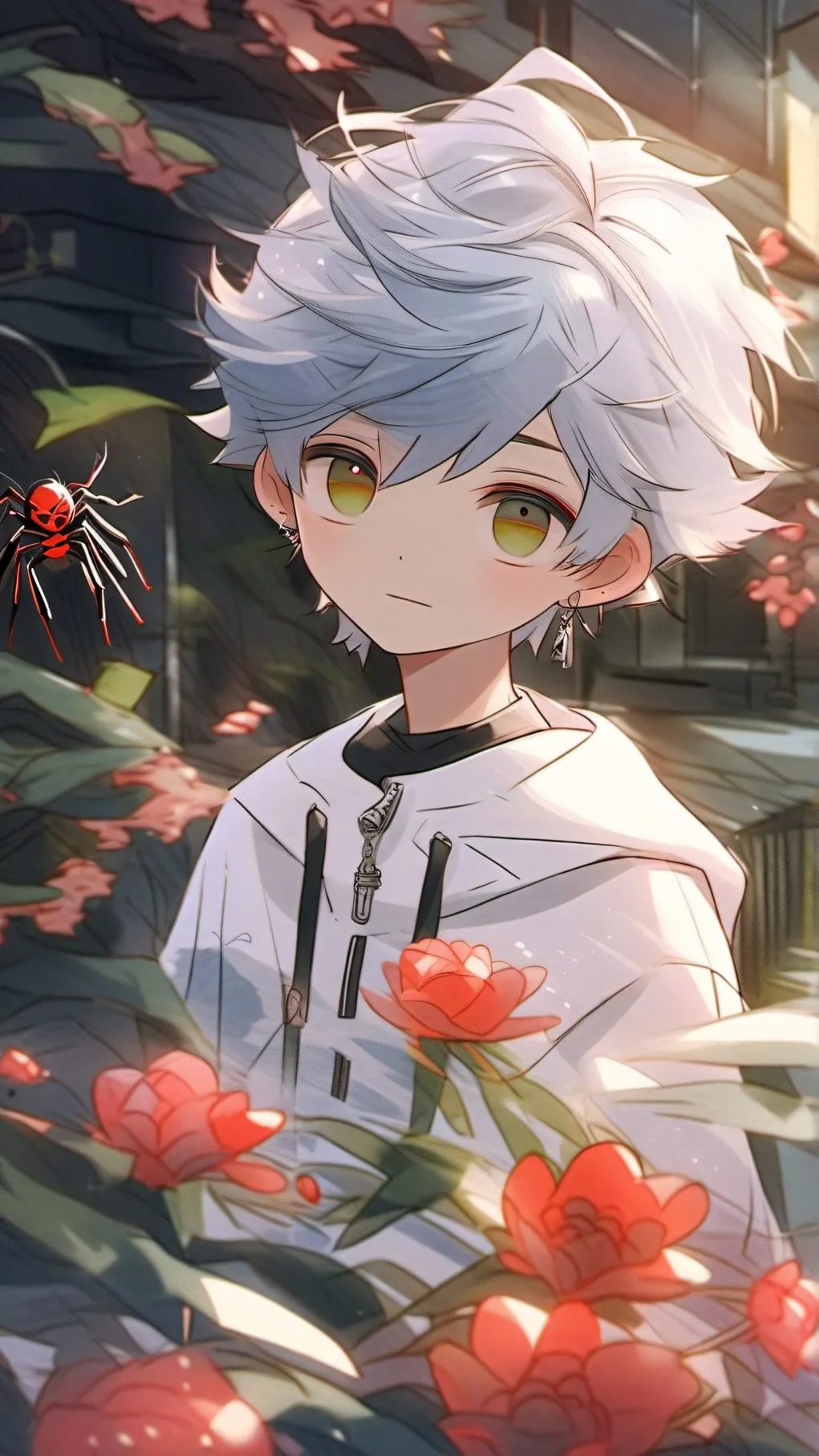 ai character: angle background