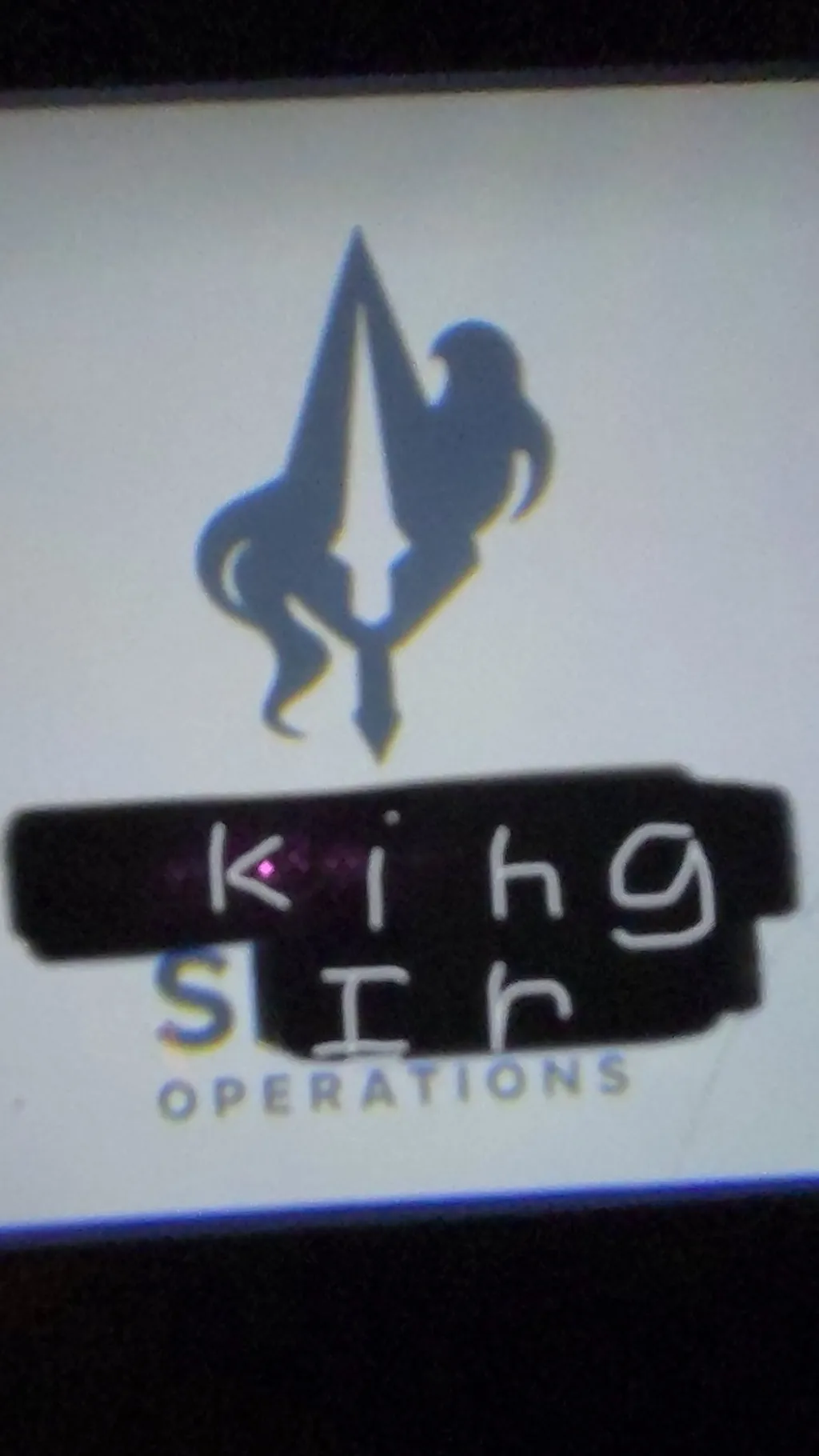 ai character: King sir Operation background