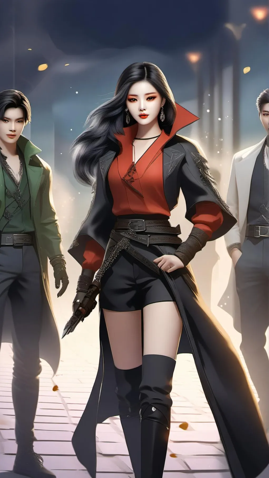 ai character: power rangers background