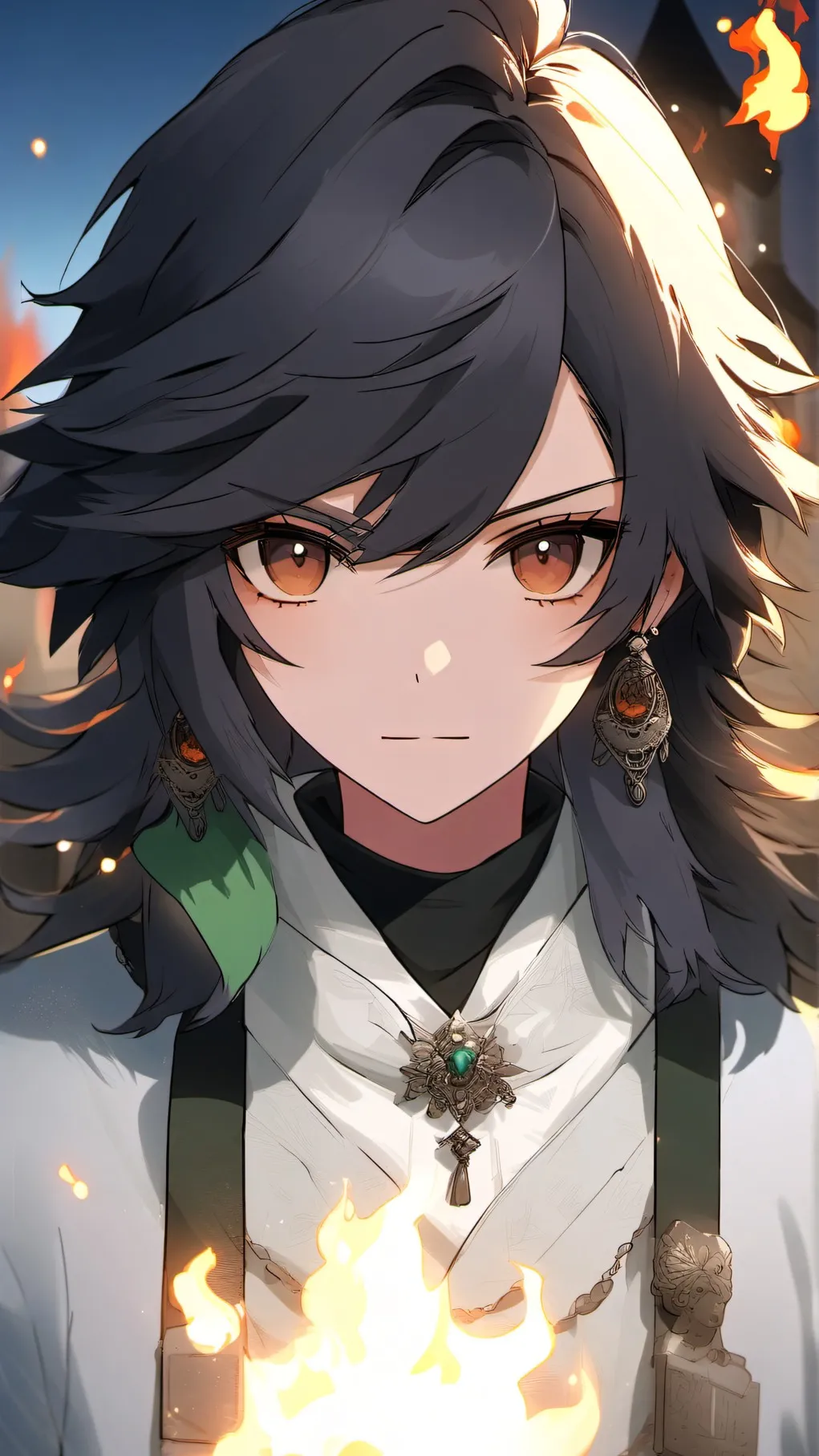 ai character: ninjago background