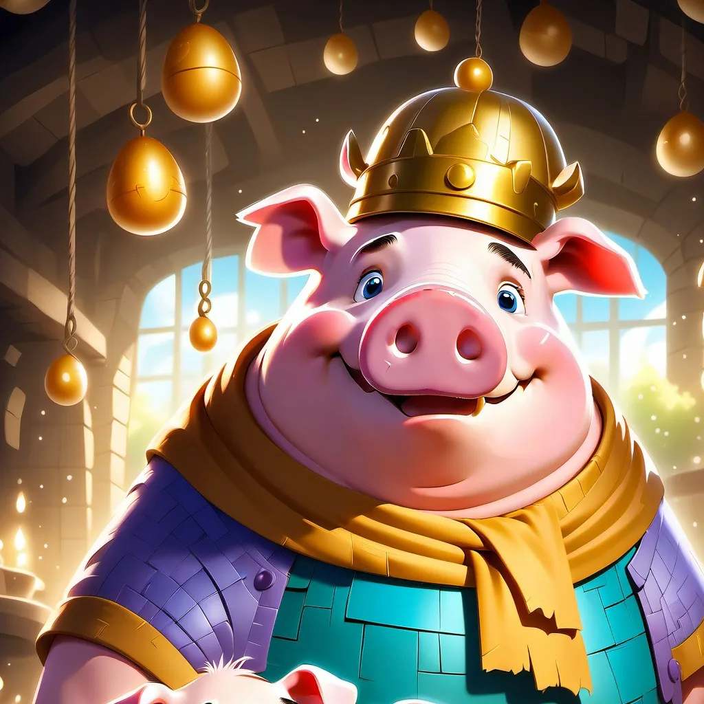 chat with ai character: King daddy pig