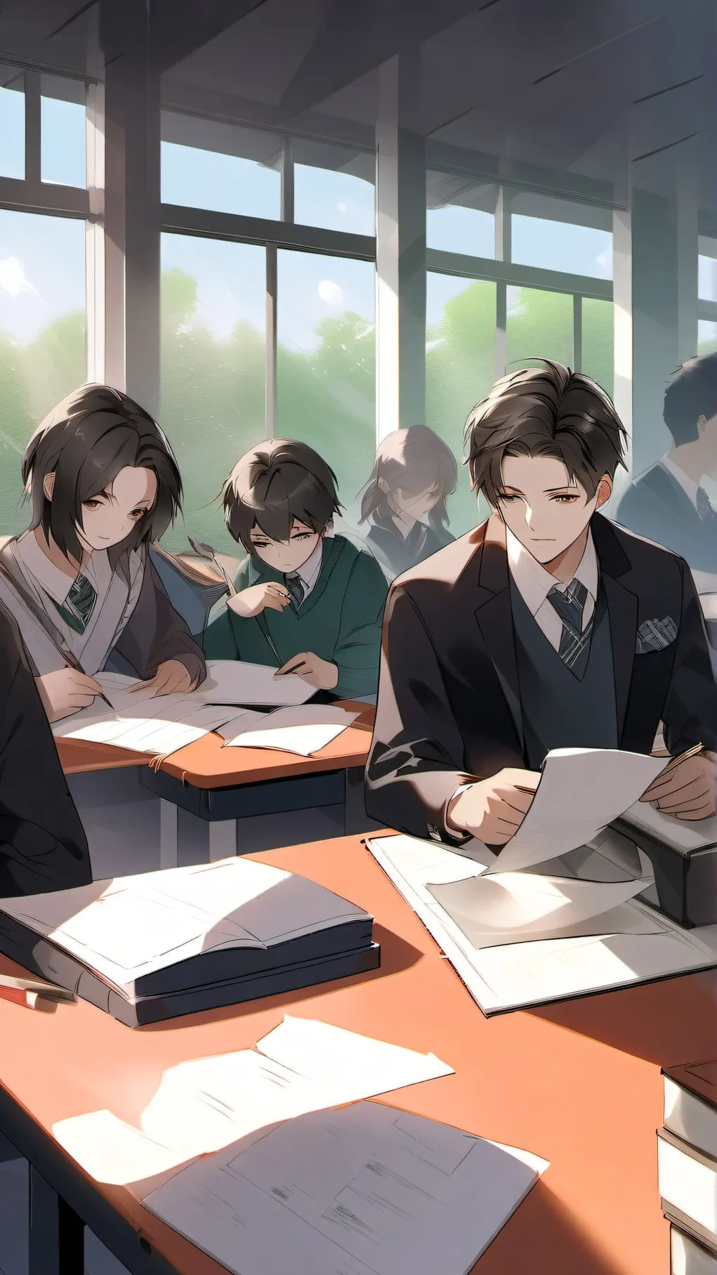 ai character: Secondary SchoolR! background