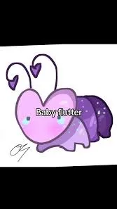 ai character: Baby Flutter cute! background
