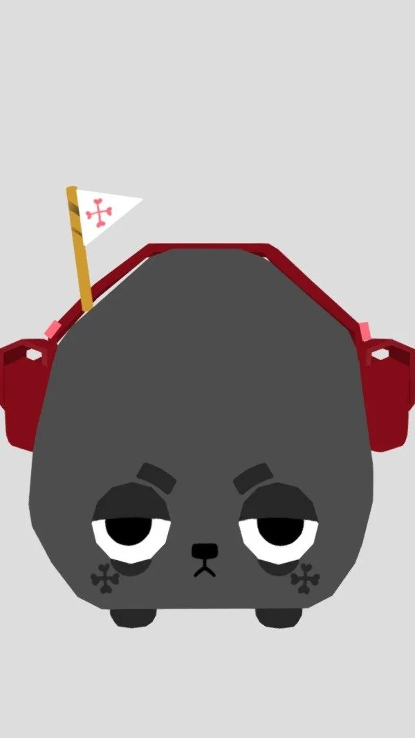 ai character: Baby coal background