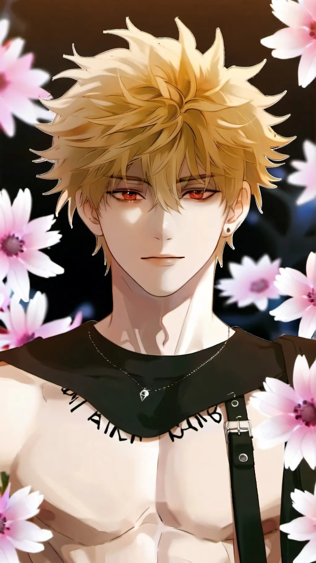 ai character: bakugou~ background