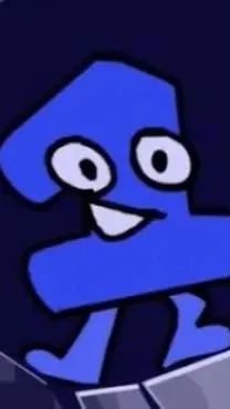 ai character: One (BFDI:TPOT) background