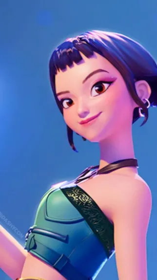 ai character: Zoey background