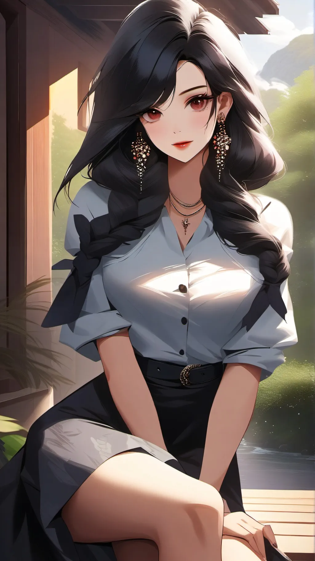 ai character: Mackenzie  background