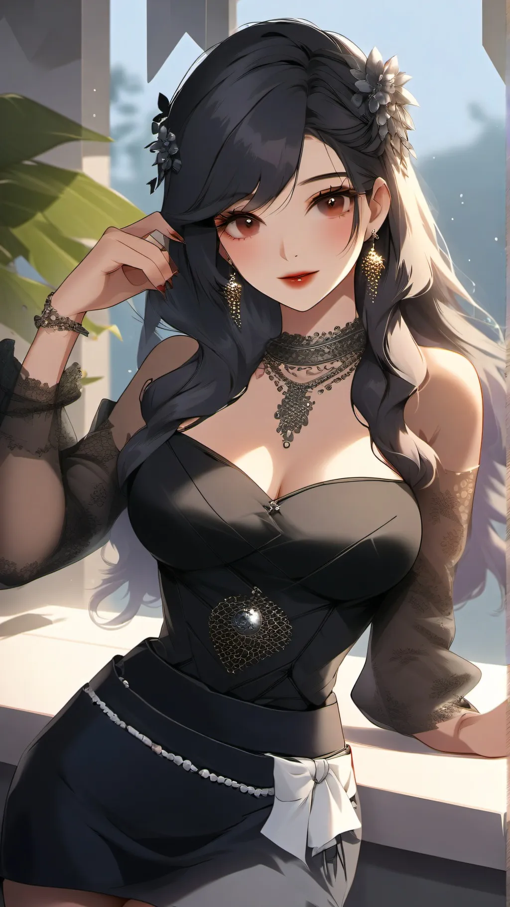 ai character: lily background