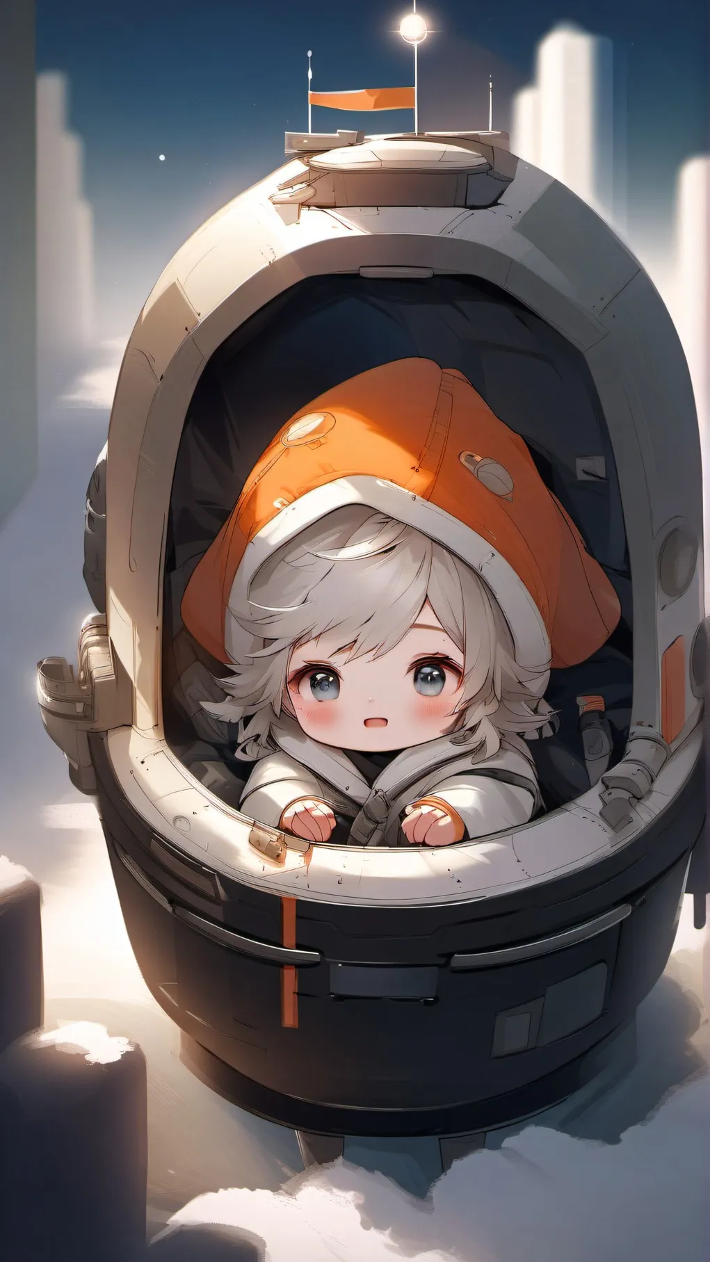 ai character: Baby lily background