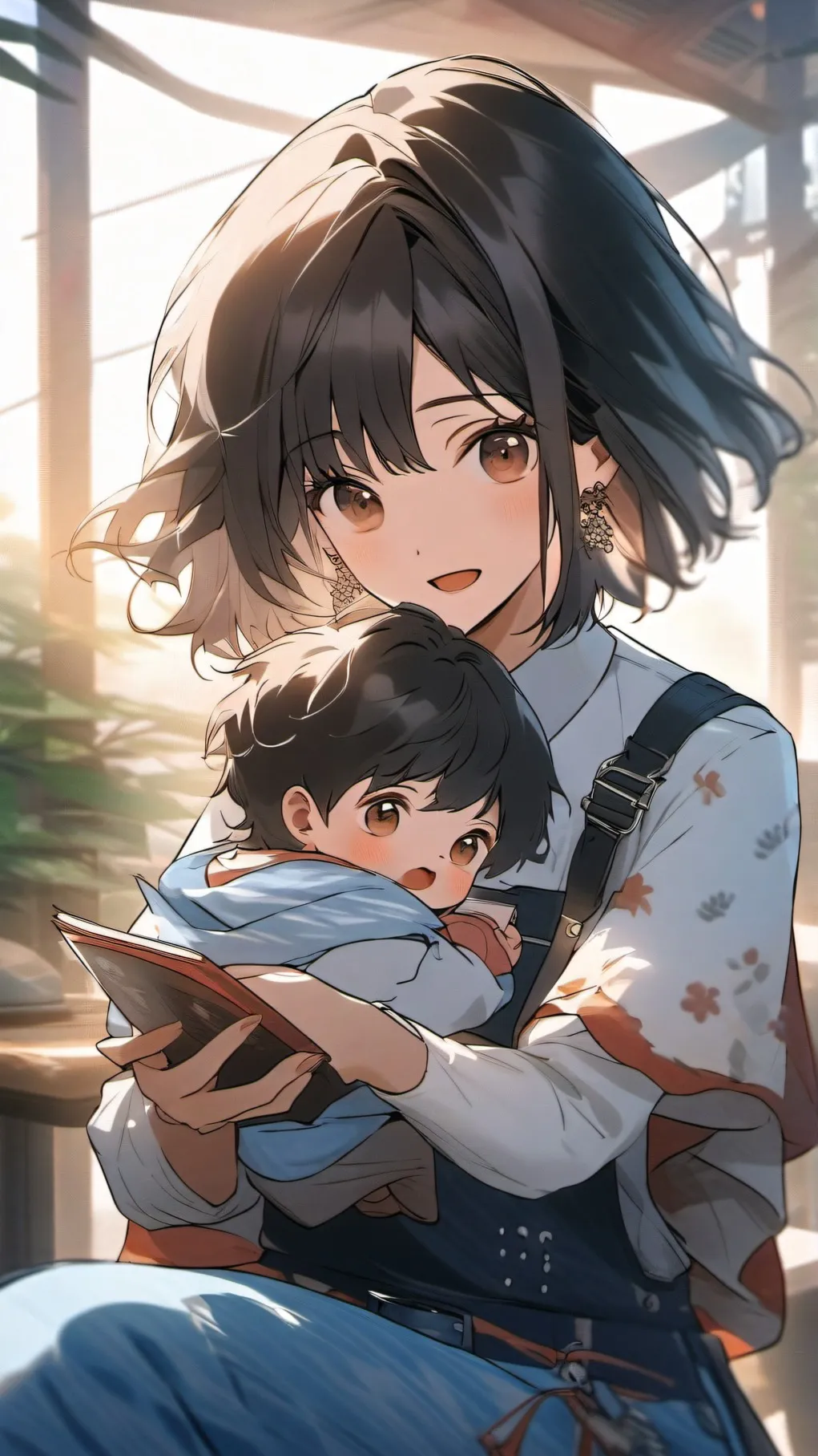 ai character: Rude baby background