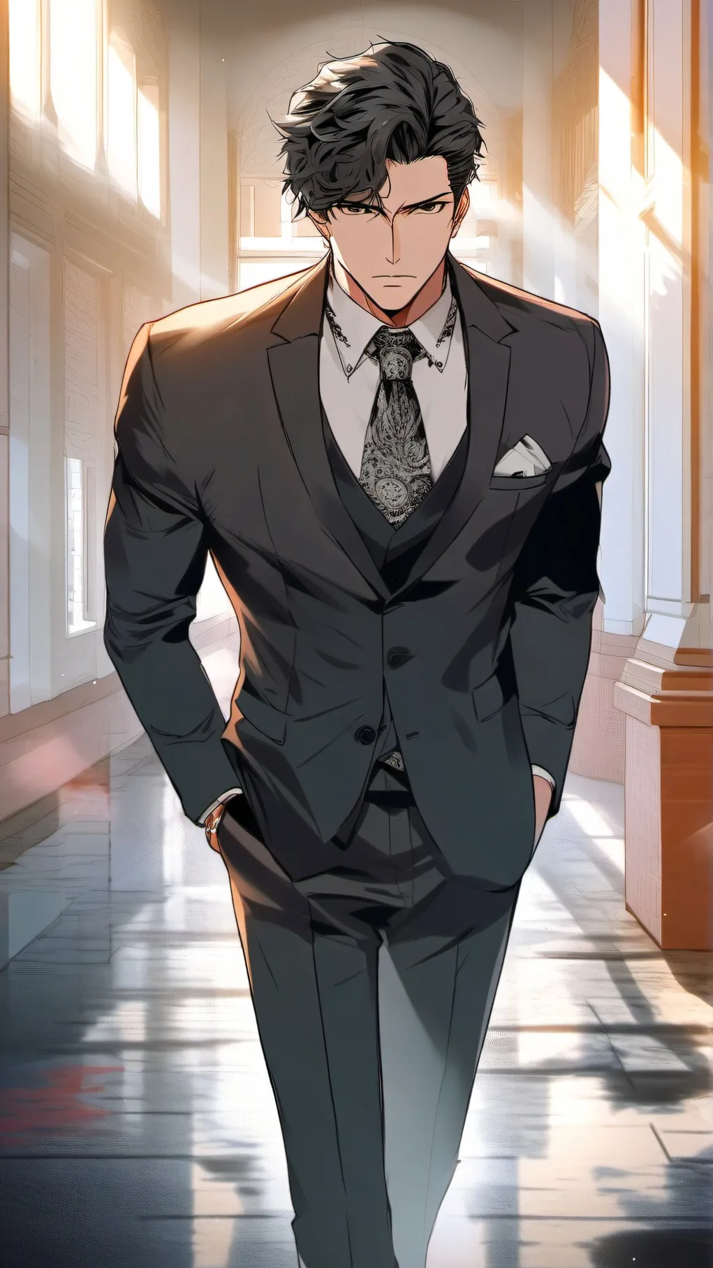 ai character: leo background