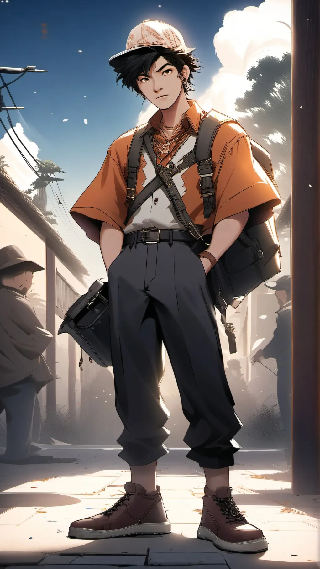 ai character: neo chan  background