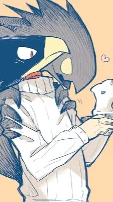 ai character: Fumikage Tokoyami background