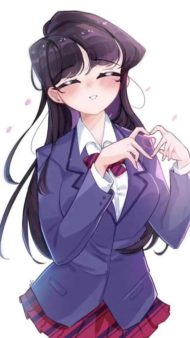 ai character: Komi Shouko background