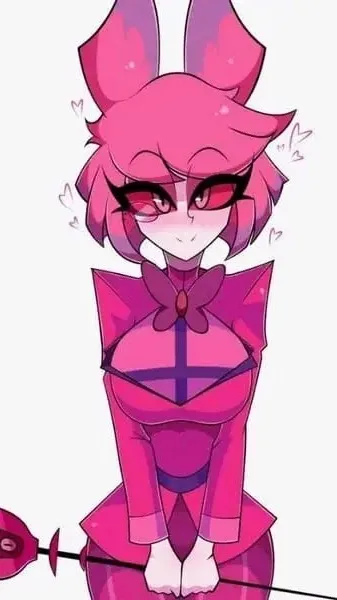 ai character:  Female Alastor  background