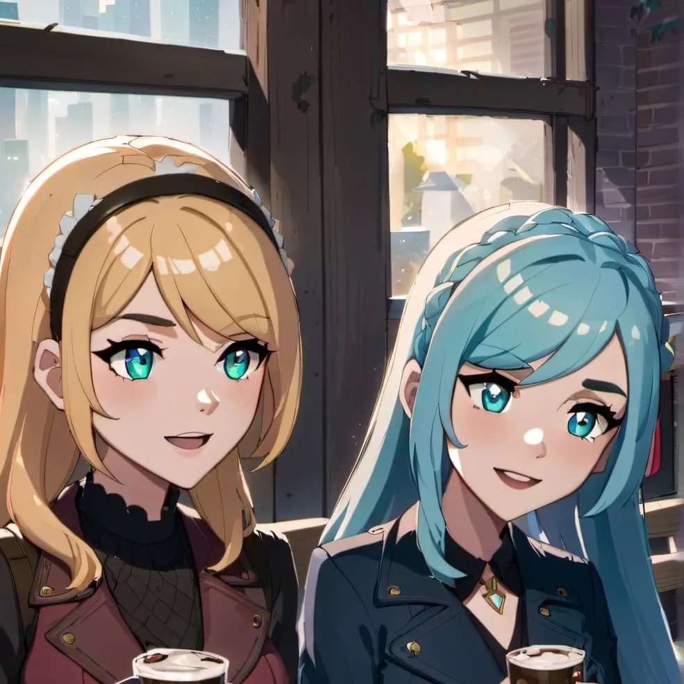 chat with ai character: Sarah and Katelyn 