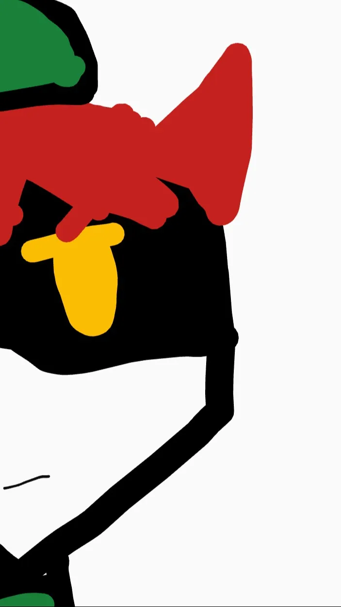 ai character: me but murder dron background